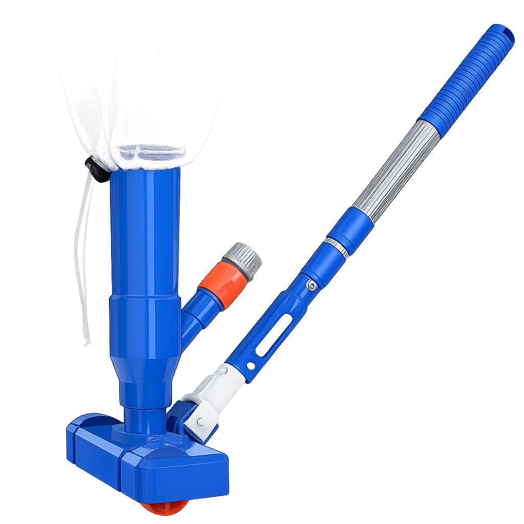 Limpiafondos Manual para Piscina con Pértiga Telescópica 88 cm