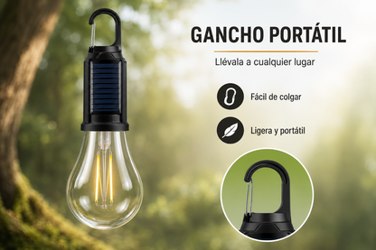 Lámpara LED solar recargable